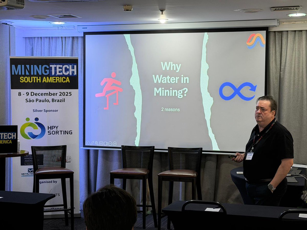 MiningTech1's tweet photo. Thank you to all who were a part of MiningTech South America today in São Paulo Brazil 🇧🇷 today. The passion for tech and digital transformation to make a difference in mining sector for Brazil, Latin America &amp; beyond was palpable! Obrigado! https://t.co/bzJ3gbIr9Z