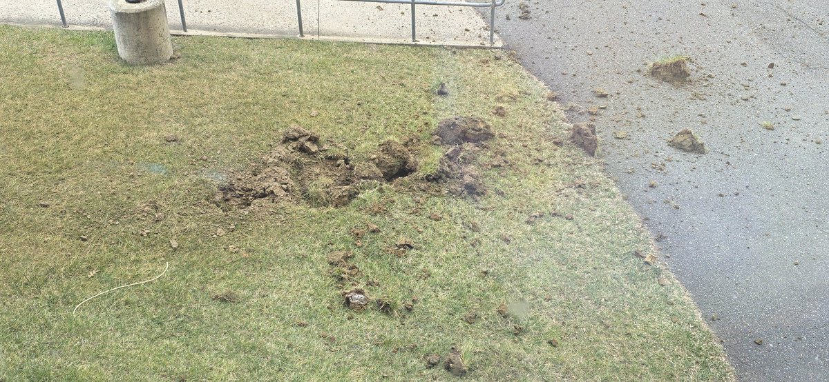 Merry Christmas the ground exploded 
So anyway how was your day