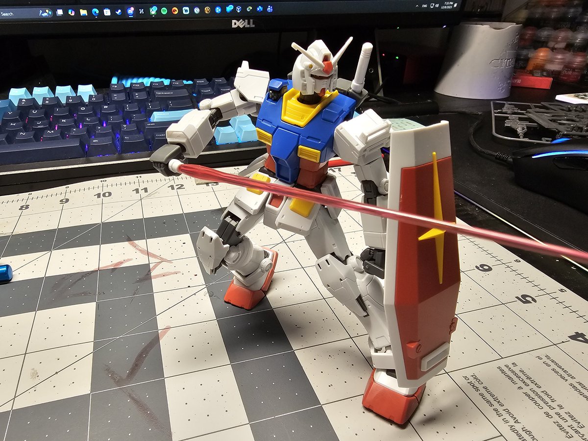 Channeled my inner <a href="/_jacobfullerton/">Jacob Fullerton</a> today with my first Gunpla kit.