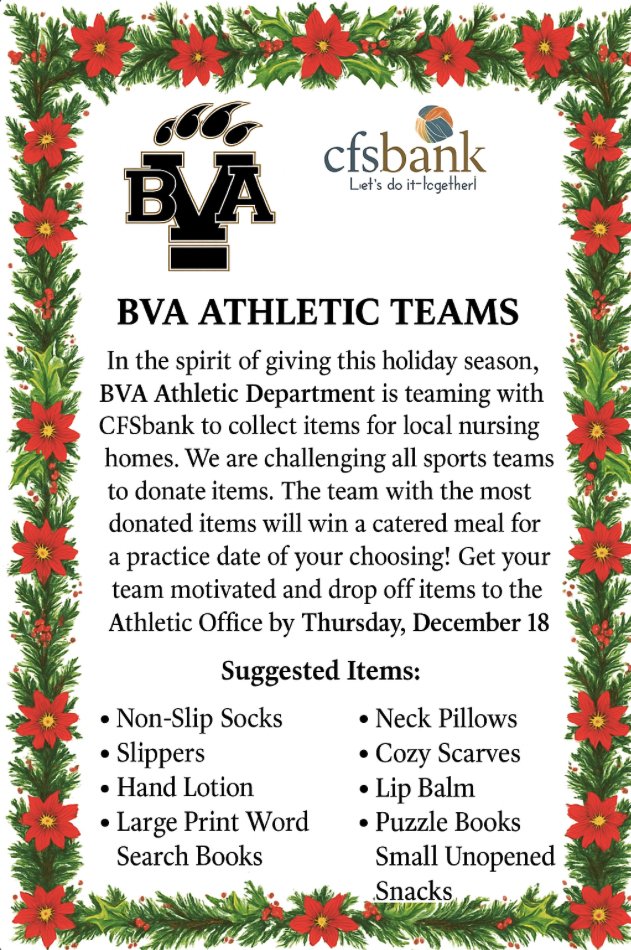 All BVA student athletes 👇👇👇👇