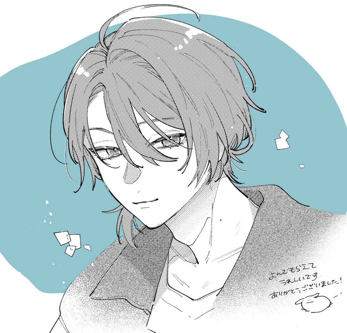 紹介してもらえてとても嬉しかったので描いてしまった

コメント欄もやさしい...😭やさしい世界🌍🧚‍♀️

#渚ドロウト