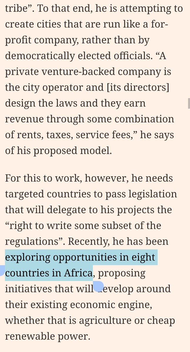 BenjaminNorton's tweet image. Billionaire "libertarian" US tech oligarchs are reverse engineering colonialism &amp;amp; fascism, and calling it "innovation".

They are buying land in poor countries in Africa &amp;amp; Latin America, displacing local residents, and creating unaccountable capitalist dictatorships governed by…