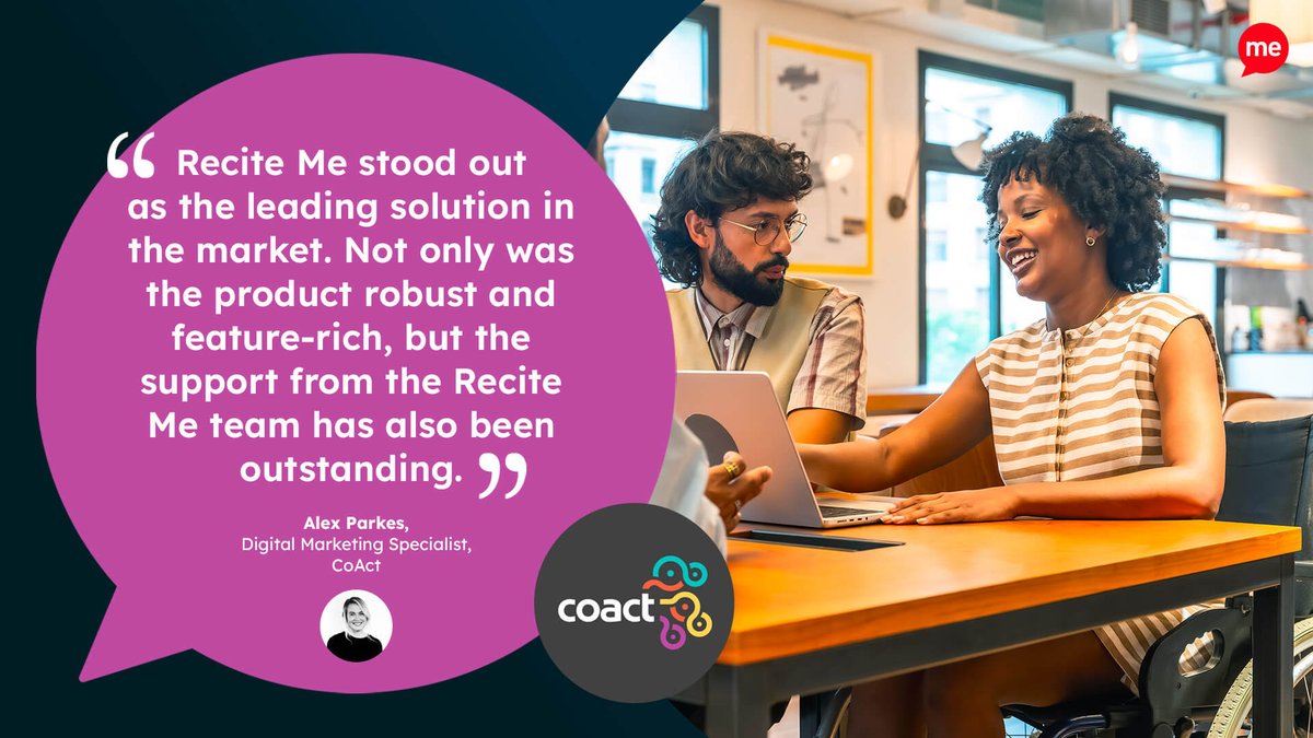 Recite Me Australia tweet media