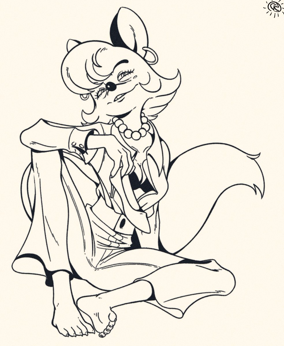 Sonnyd6I's tweet photo. Been on a long training arc and wanted to knock off the dust.
WIP that i'll probably finish later
Mrs Mac Sionnach belongs to @F0XnR0LL 
#Furry #Furryart #FpvOC https://t.co/fDrCyFs5zA