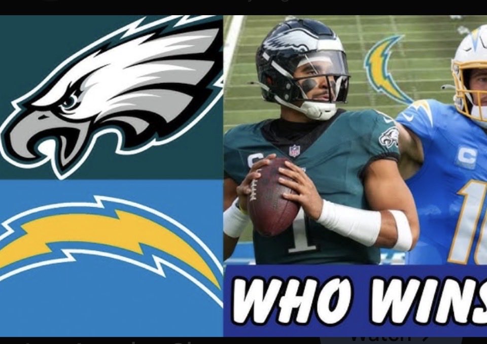 bridgeout's tweet image. #ESPNMNF PLEASE #FlyEaglesFly #Chargers score 1st… now we’ve got our back to back #firstdowns ah! Offensive #FLAG! Let’s go #Eagles!