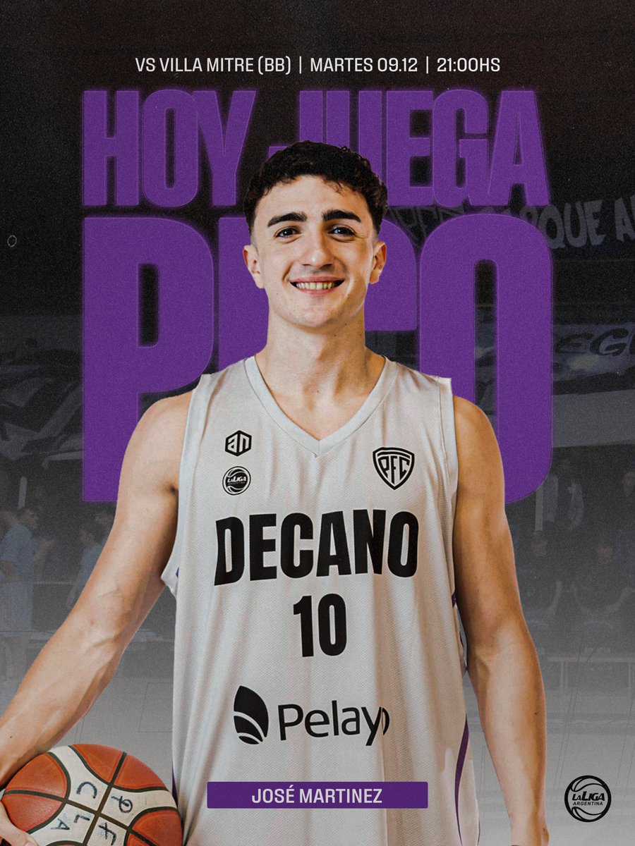 🏀 ¡𝗛𝗢𝗬 𝗝𝗨𝗘𝗚𝗔 𝗣𝗜𝗖𝗢! 🖤🤍🖤

#DalePico ⚫️⚪️⚫️
#LaLigaArgentina 🏀