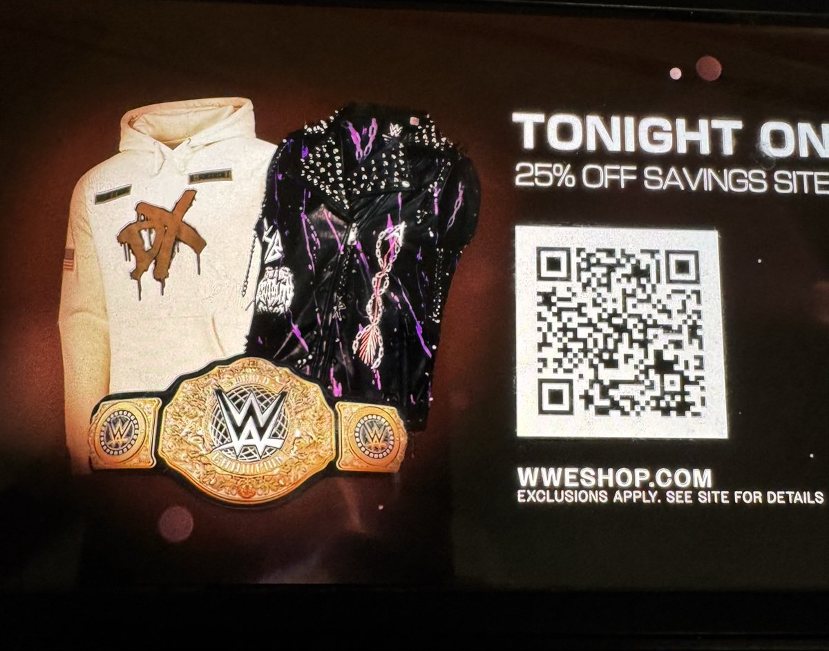 Kalel13301's tweet image. Having a DX shirt as a showpiece over so many more relevant Wrestlers is definitely a HHH choice.