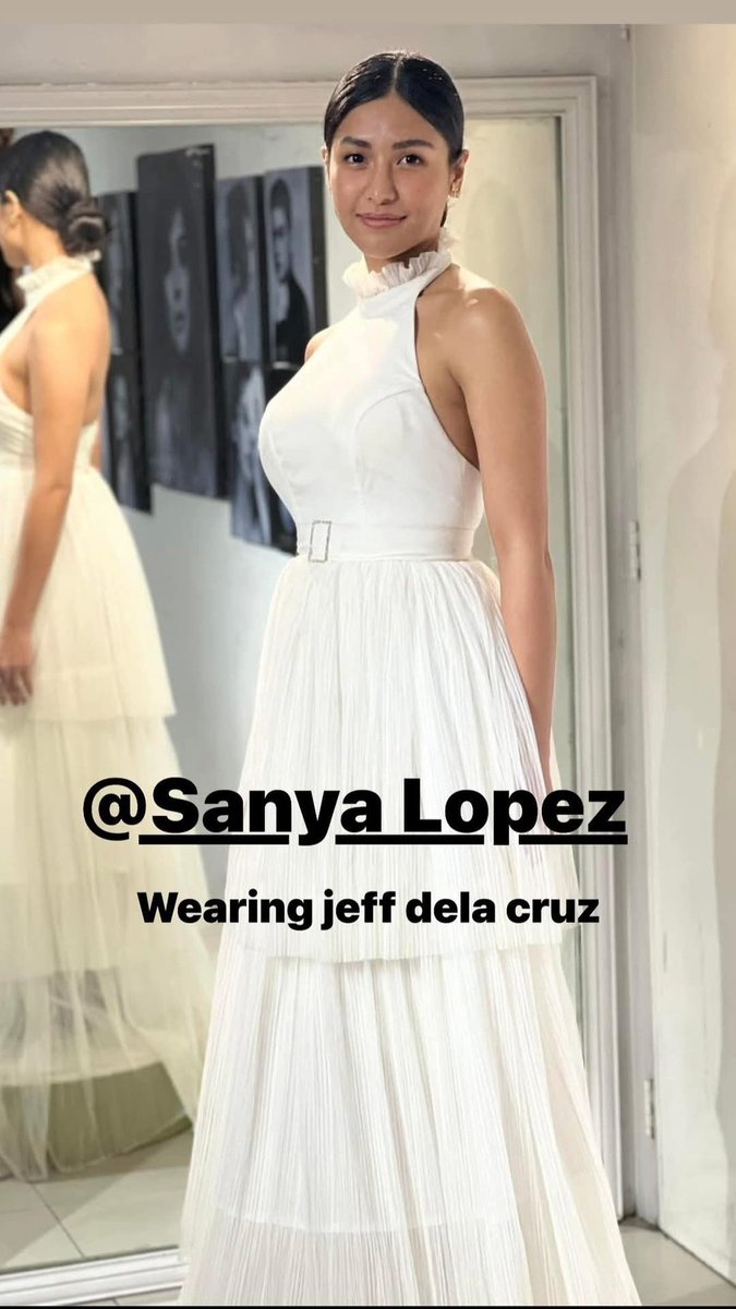 SanyaLopez #FirstLadyOfPrimetime Beautiful in white. Pic and Gown from @jeffdelacruz_hmu  FB story <a href="/sanya_lopez/">Sanya Lopez</a> <a href="/gmanetwork/">GMA Network</a>