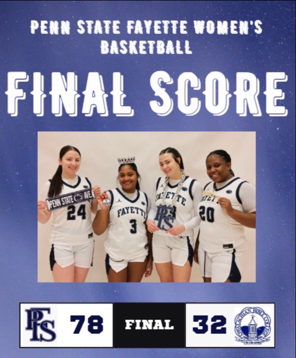 Penn State Fayette Women’s Basketball tweet media