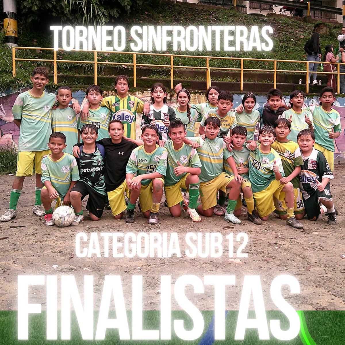 Corpsemillas's tweet image. Sub 12 y sub 15 finalistas del Torneo De Fútbol Sin Fronteras  2025
De la mano y unidos de corazón por una vida digna
