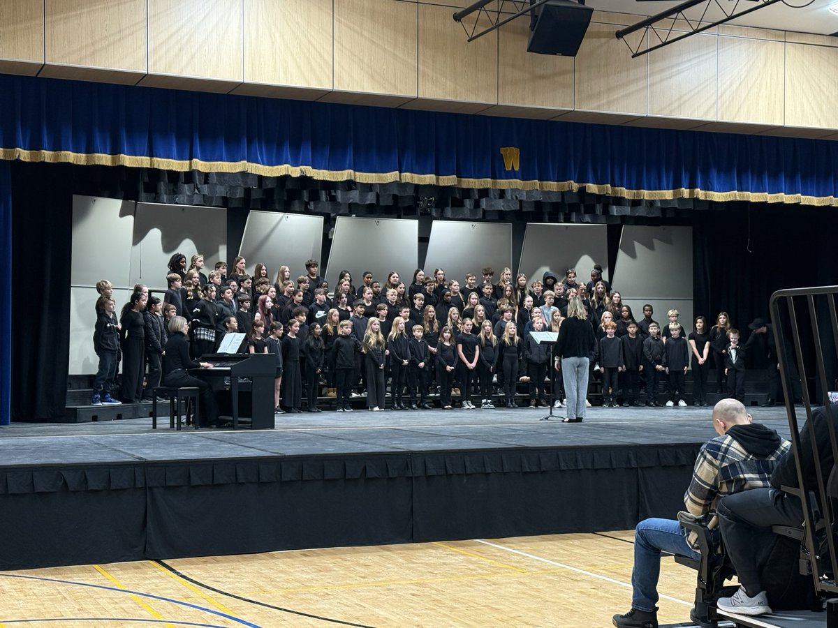 It’s been a wonderful night listening to our amazing West students sing in their grade level choir concerts! We’re so proud of their work and dedication! #BeBoldBeWest