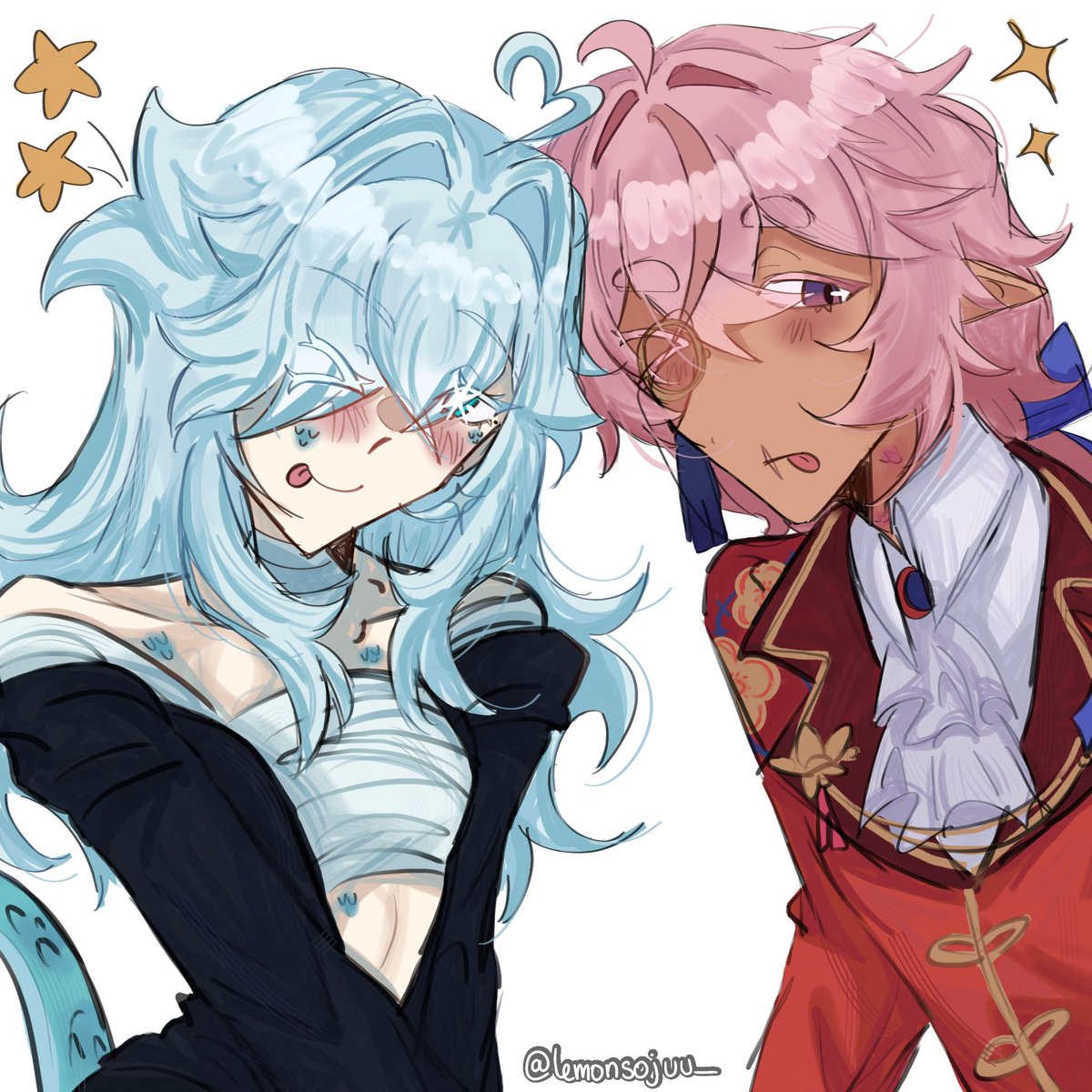 ✦ @casdonias and i’s sillies!! <3