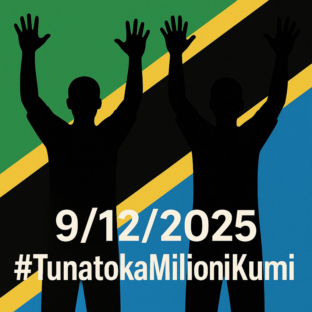 Maelfu kwa Maelfu tayari tuko barabarani. Ninajisikia furahi isiyokuwa na mwisho,kujua ya kuwa tanganyika  nchi yangu ambayo naipenda kwa dhati, inazaliwa upya. Kwa maelfu waliouawa Oct 29,mungu awape pumuziko la milele, mwanga uwape  ee mungu muumba mbingu na nchi.
