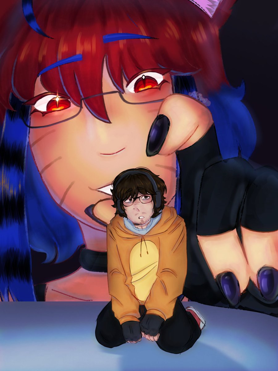 Y VOLVI A LOS FANARTS CHIKOS, WOOOO🗣️🗣️🔥🔥🔥🔥🔥(me encantó Dios mio)