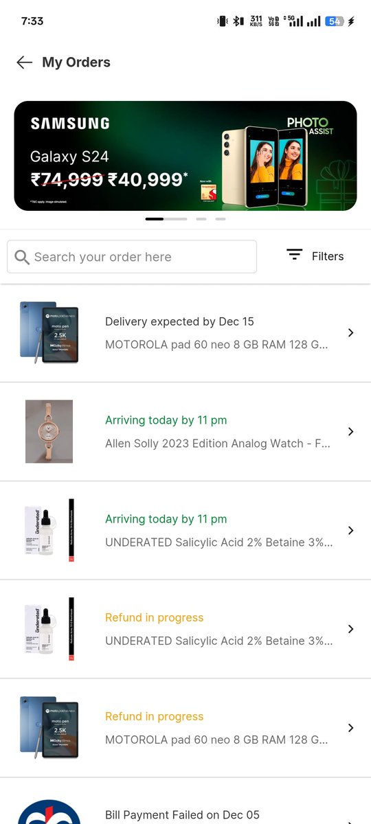 Aarkev3's tweet photo. @Flipkart this merchant is doing malpractice... 
I have ordered it yesterday and today I saw this will deliver in two days but In my order I will getting this on 15 dec .. 
Take action against this seller @indiflashmart
Other wise I will go to consumer court... https://t.co/omBWLKmb7P