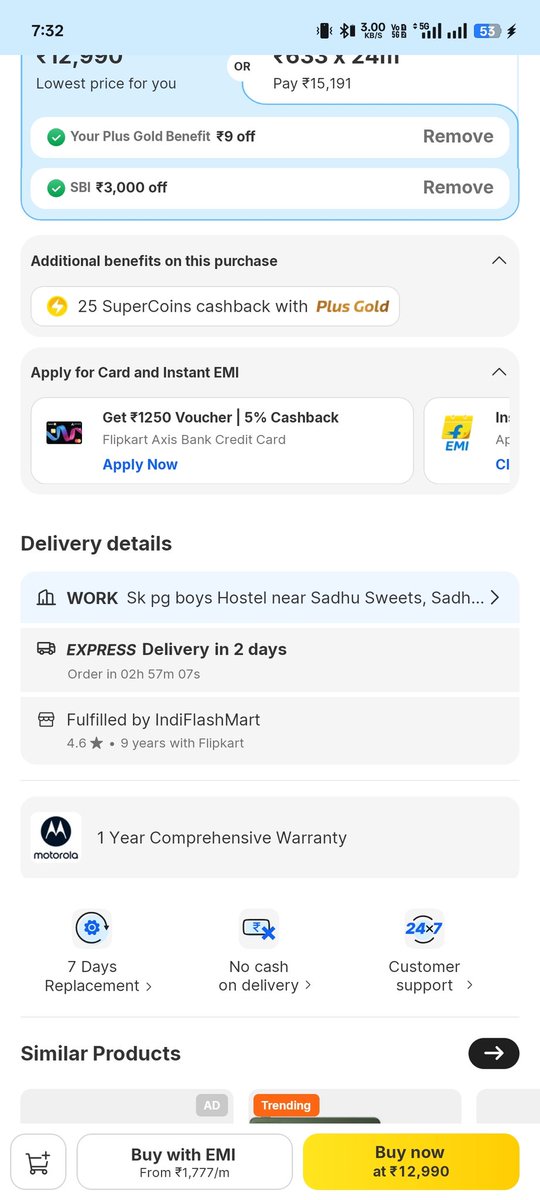 Aarkev3's tweet photo. @Flipkart this merchant is doing malpractice... 
I have ordered it yesterday and today I saw this will deliver in two days but In my order I will getting this on 15 dec .. 
Take action against this seller @indiflashmart
Other wise I will go to consumer court... https://t.co/omBWLKmb7P