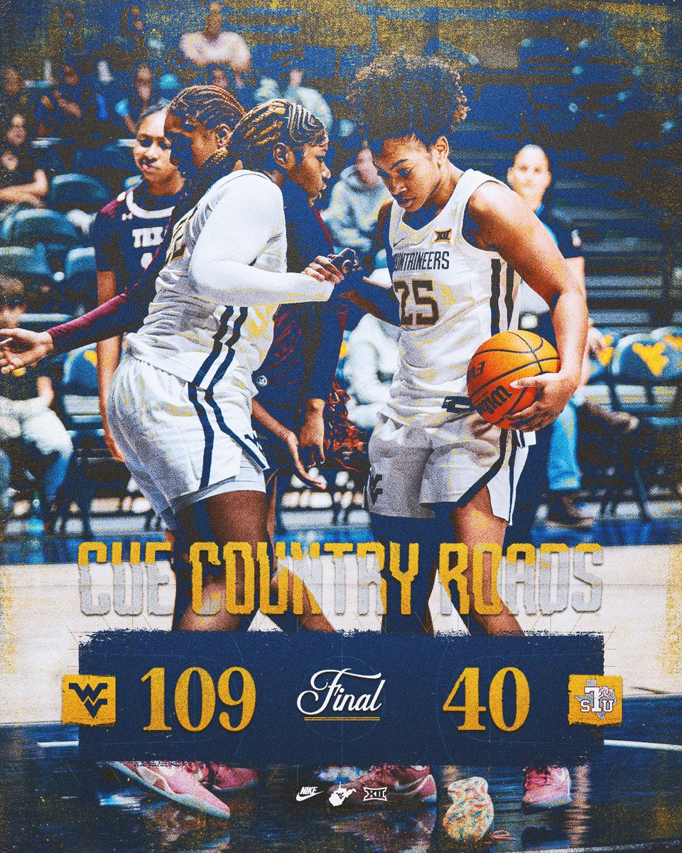 WVUWBB's tweet image. 🎶 CUE COUNTRY ROADS!!