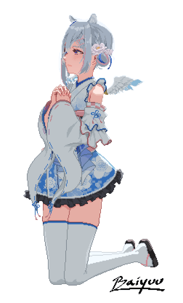 天音かなた 「#かなたーと」|Baiyuuのイラスト