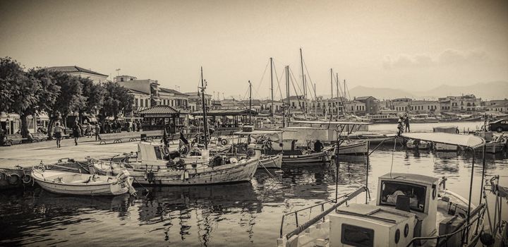 GnTEnt89's tweet photo. Art of the Day! "Island of Aegina Boat Dock". Buy at: https://t.co/tz5HDdE5F6 https://t.co/3n4306arbv