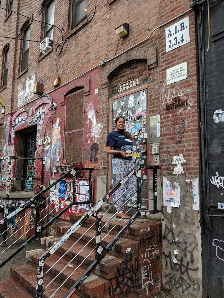 BobSummerwill's tweet photo. So @JosephBender has reported a terrible crime against Ethereum history, @ethereumJoseph, @AK_EtherMachine :-(
The iconic door at 49 Bogart St has been painted over in a horrible plain gray paint. @Consensys home has been desecrated! https://t.co/VderWdzGJZ