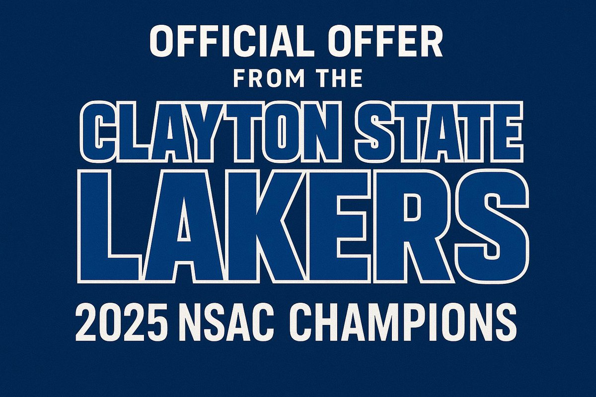 EricLangston29's tweet photo. #AGTG Extremely blessed to announce my first offer from Clayton State #LLGMA💙 #LLUNC💙#MORETOCOME #EXTREMELYBLESSED https://t.co/Vjg3MbPM3u