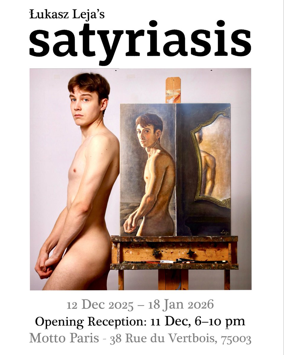 Upcoming: Łukasz Leja’s Solo Exhibition ‘satyriasis’ 
Opening - 11.12.25 from 6-10PM

<a href="/lukaszleja/">Lukasz leja</a> (he/him) is a Polish figurative painter based in New York City. Working primarily in oil on canvas, his practice draws on his background in architecture and centers on themes of