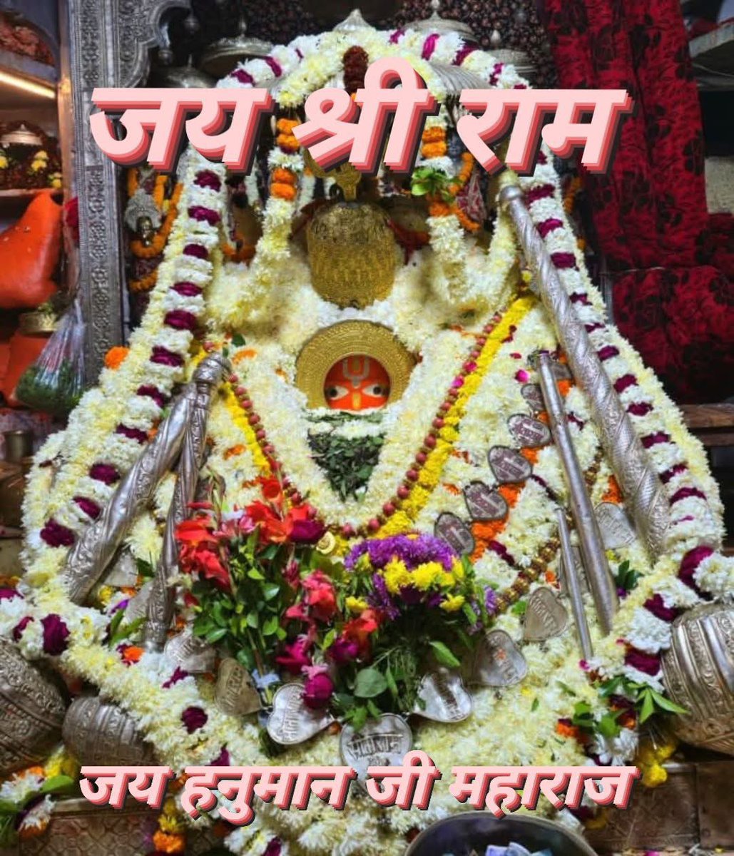 #श्री_हनुमान_जी_महाराज जी की प्रातः कालीन शुभ मंगला श्रृंगार आरती दर्शन
#श्री_हनुमानगढ़ी_अयोध्याधामजी।।
दिनांक-09/12/2025 दिन मंगलवार 
श्री हनुमान जी महाराज सबके सकल मनोरथ सिद्ध करें।। 
श्री राम श्री हनुमान 
#GodMorningTuesday #VandeMataram150 #VandeMataram