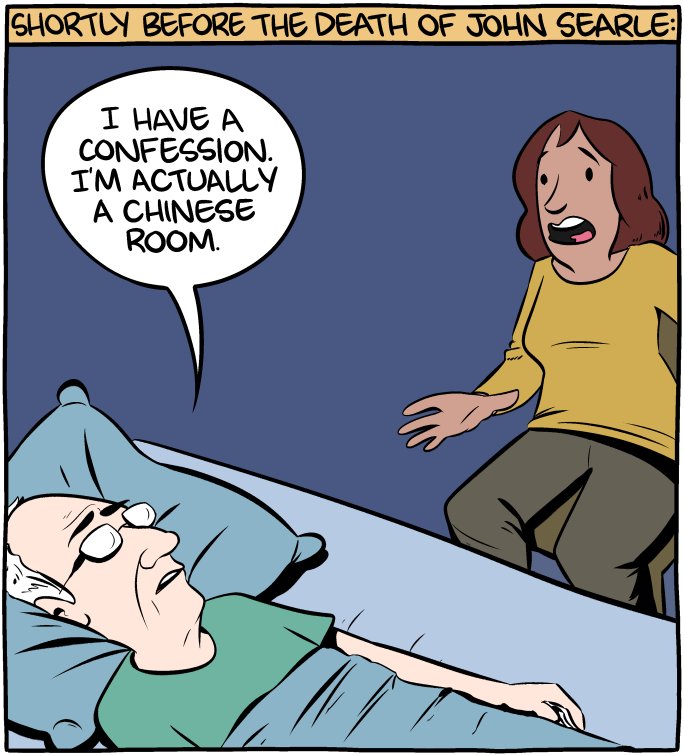 just found out john searle died a few weeks ago. rip to a true og (the chinese room experiment guy)