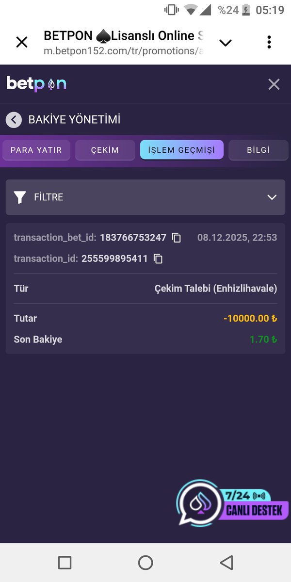 ayvazgns's tweet photo. Çekim paylaş bonusu
#betpon https://t.co/Qn2qOsRJxU