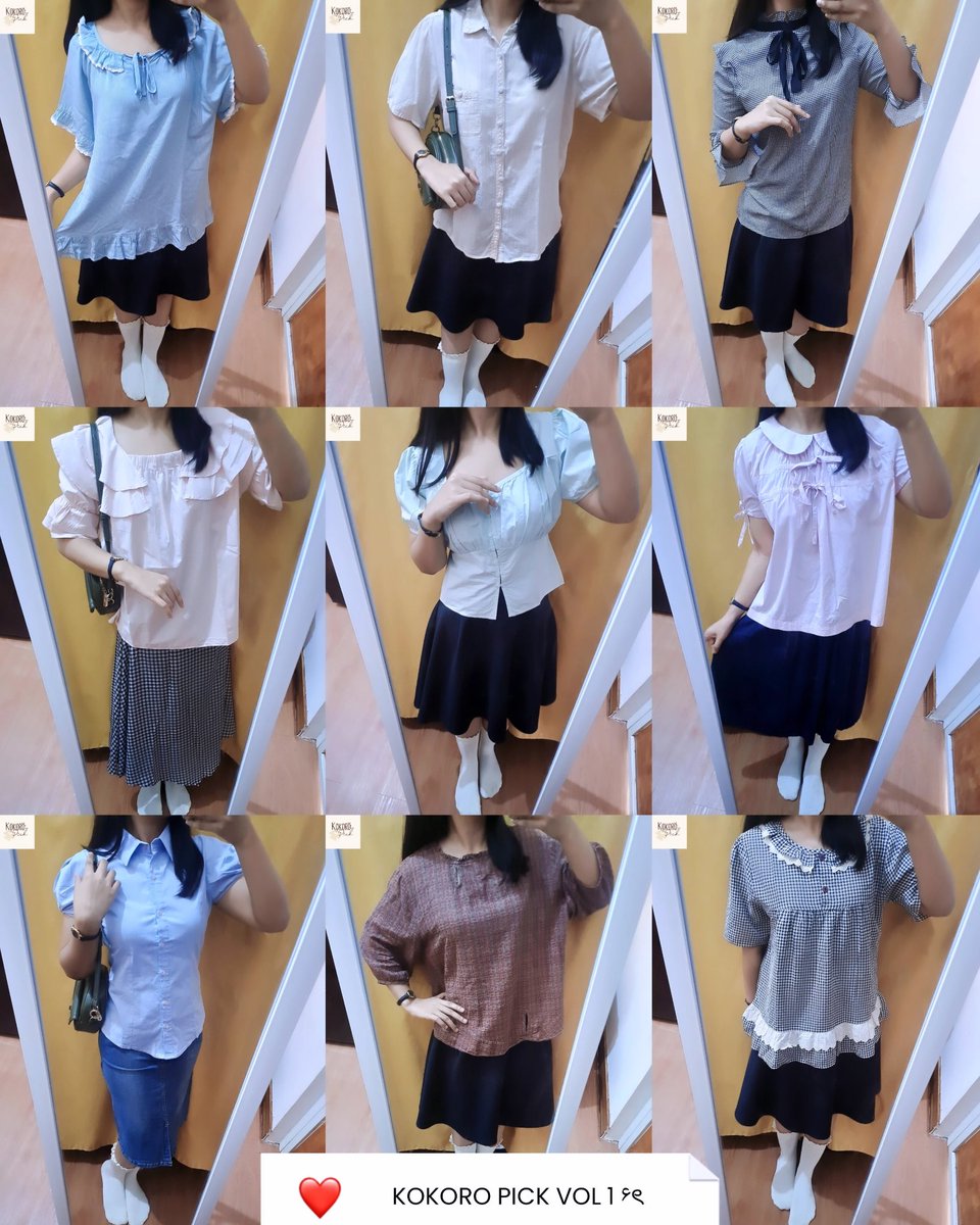 biynca's tweet image. Kokoro Pick Vol 1 ☆ All item under 55k 
Coquette, Kawaii Blouse, Japanese Dolly Casual, Vintage, Cute Feminine Blouse
𐔌՞. .՞𐦯 𖹭.ᐟ

°• Untuk detail bisa cek di ig @/kokoro_pick iyaahh ദ്ദി(ᵔᗜᵔ)