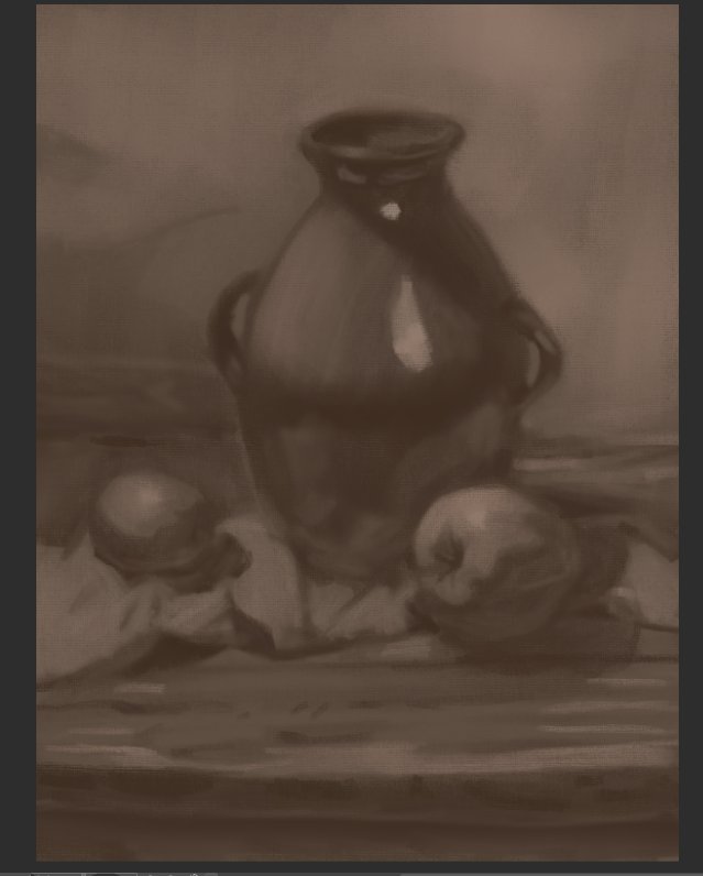 realcyro's tweet photo. Some imprimaturas, one digital and one traditional https://t.co/jt3uRpvzAd