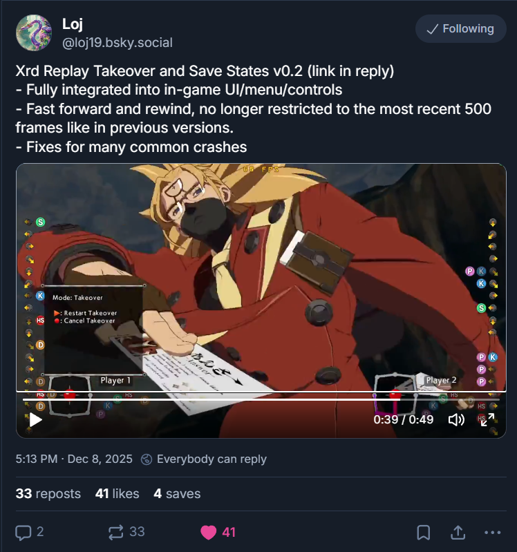 Yo Guilty Gear players. Just wanted you to know that Xrd has community-integrated replay takeover now.

Mod scene putting in that good work.

RT if you think this is the death knell for knowledge check fraudsters (It's not but we can dream)