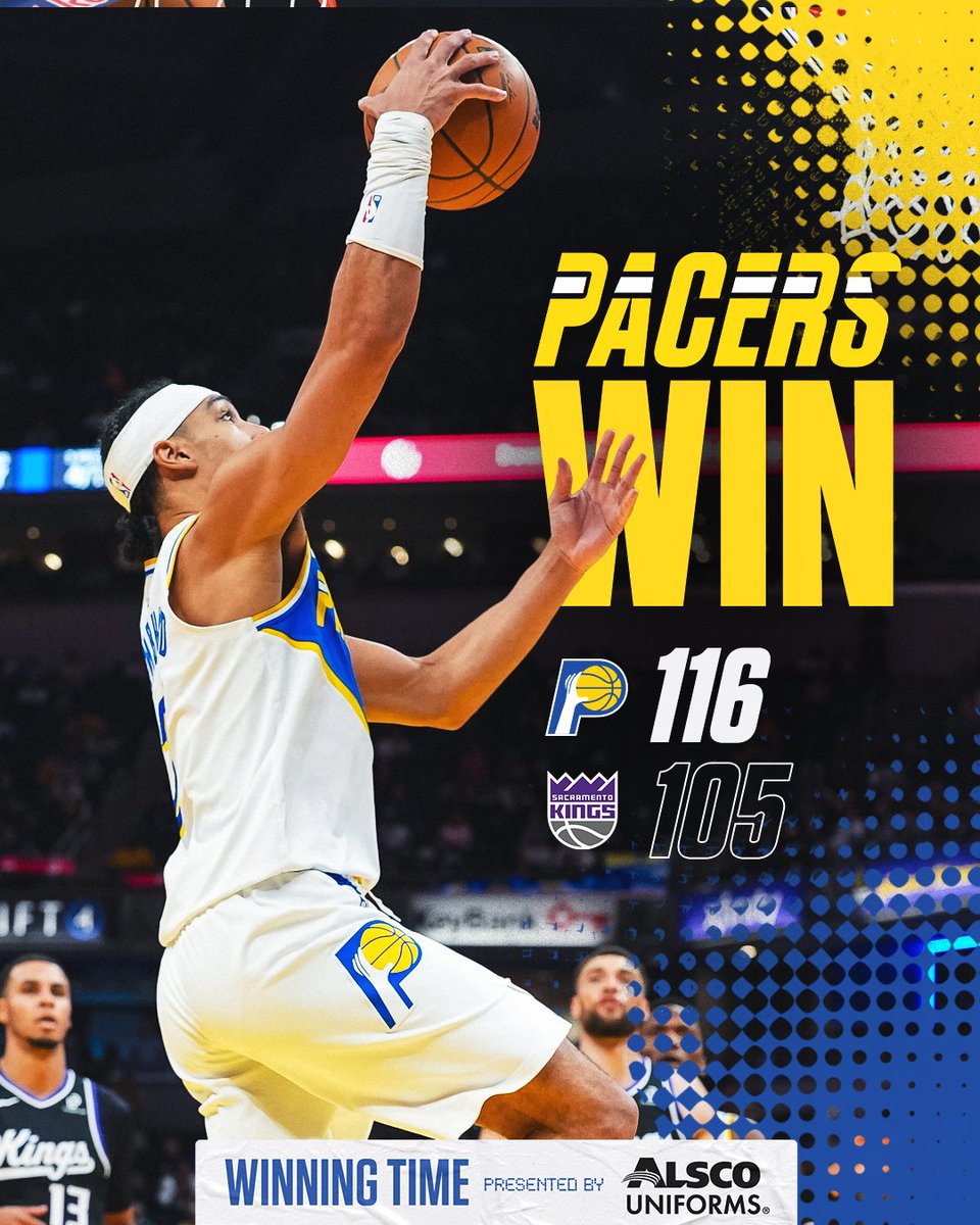 back-to-back dubs 😤
#PacersWin