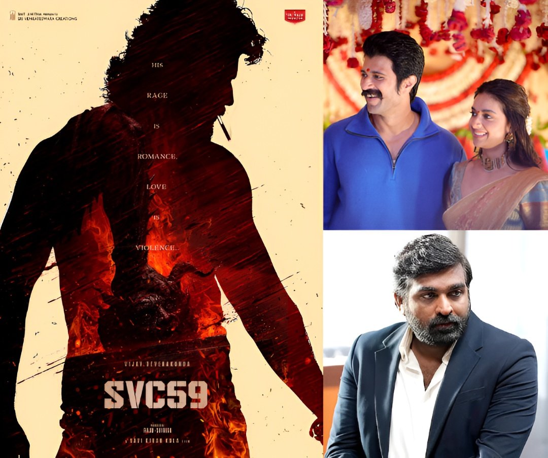 cine_m26's tweet image. BUZZ 🚨🤯 :

#VijaySethupathi joins #VijayDevarakonda &amp;amp; Keerthy Suresh in a new Telugu film Produced by #DilRaju under #SVC banner.

Title locked as #RowdyJanardhan.
Reportedly paid a massive ₹20 Cr.
Sethupathi to play the main villain.