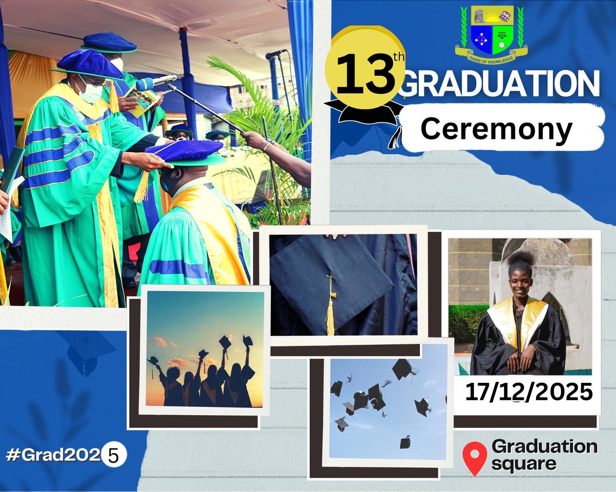We’re exactly 8 days away to witness the coronation of the #Classof2025 graduates. A journey of GRIT, resilience and determination. The Campus Media Team is excited to bring you this exclusive event at your doorstep as every event unfolds.
#GradIsHere #DareToBeYou