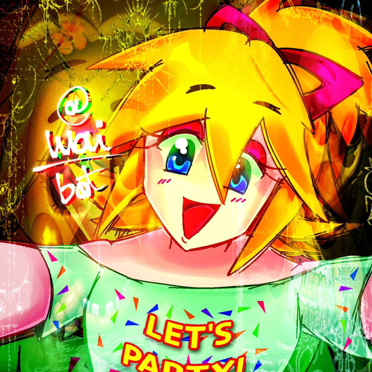 MLife2163's tweet photo. Toy Chica is giving you a TIGHT hug.
#fnaf2 #ToyChica #fnaffanart #Williamafton https://t.co/lhAzBZsaWj