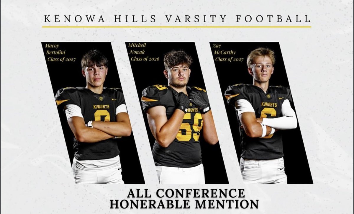Kenowa Hills Knights Football ⚔️🏈 tweet media