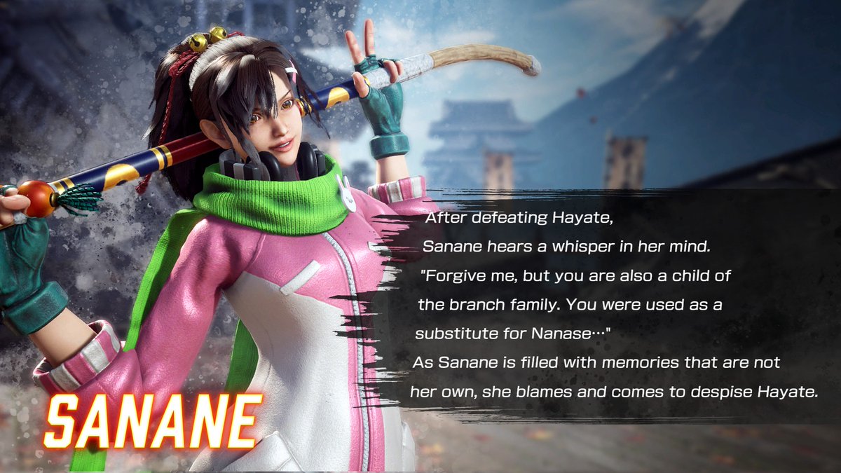 tmma1869's tweet image. Character endings I got to see in-game so far 1/2

Still baffled about the "Hokuto is Nanase" and "Sanane is a distant relative of Kairi, Hokuto/Shirase, and Nanase" plot twists really

#FightingEXLayer #FEXL