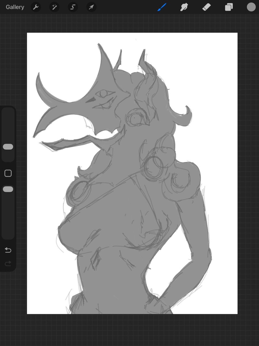 TeleDraws's tweet image. Sketch that ill never finish