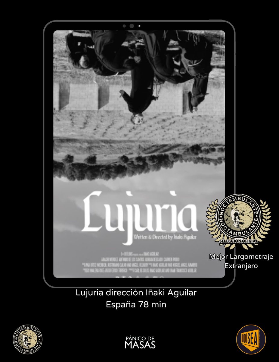 ✨ Lujuria — Largometraje ganador en Noctambulante  El horror antes de Navidad llega con Lujuria, la perturbadora obra de Iñaki Aguilar. Un joven atrapado en una secta, una pasión prohibida… y un descenso a la locura
Dic 19 en <a href="/odiseacinecafe/">Odisea Cinecafé</a> 
Info bit.ly/4acxTIu
