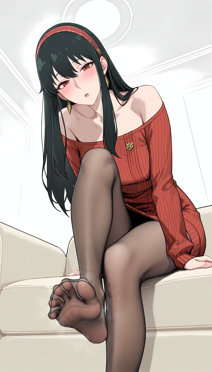 ヨルさんの黒スト足裏 SFW
#SPY_FAMILY