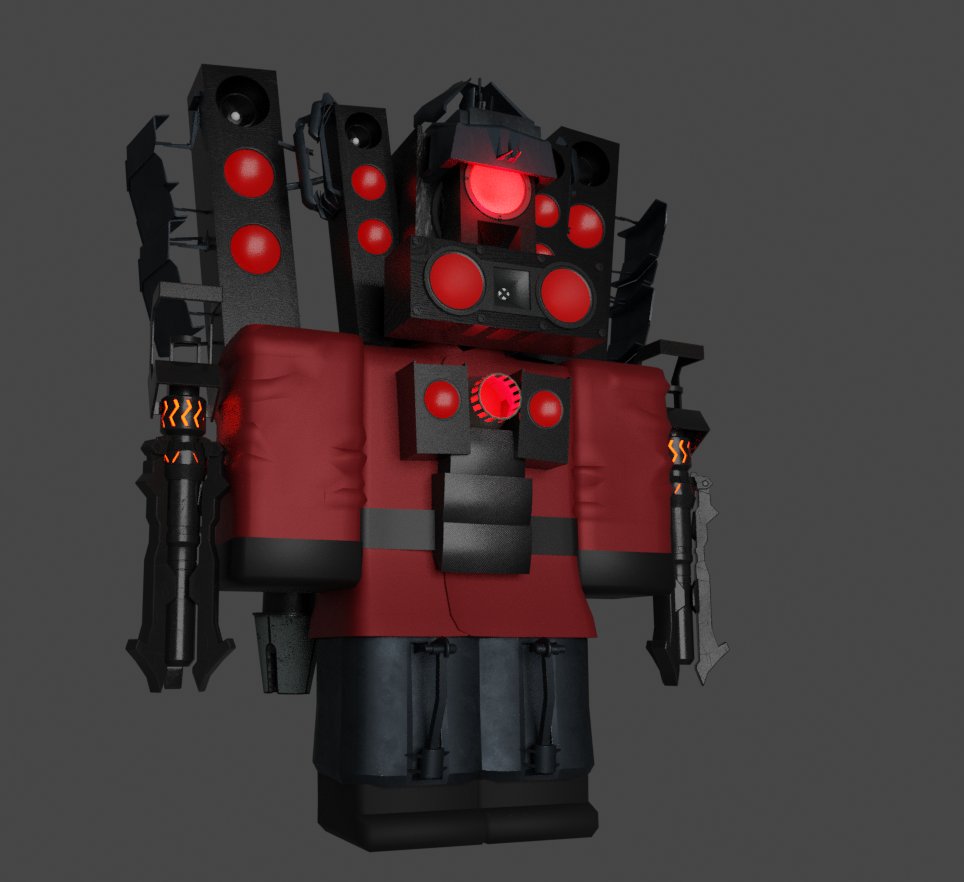 Taimoor_1442's tweet image. Working on units from skibidi toilet, Speaker titan 2.0. I hope you guys will like it, and I will be uloading more units Soon. 
#ROBLOX #RobloxDev #robloxcommission