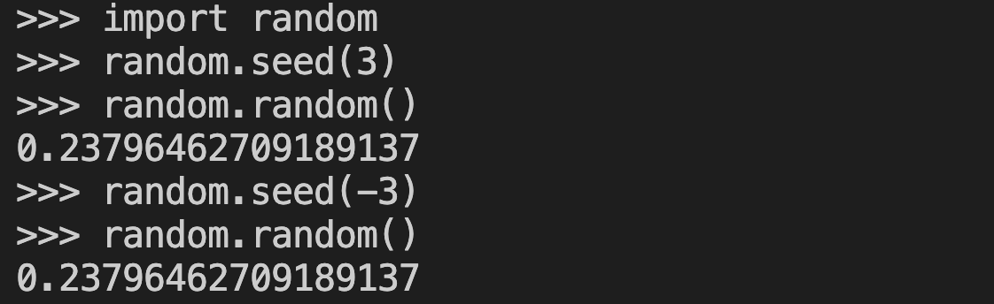 Dans l'épisode d'aujourd'hui de l'horreur de la programmation...
Dans la documentation Python de la fonction random.se