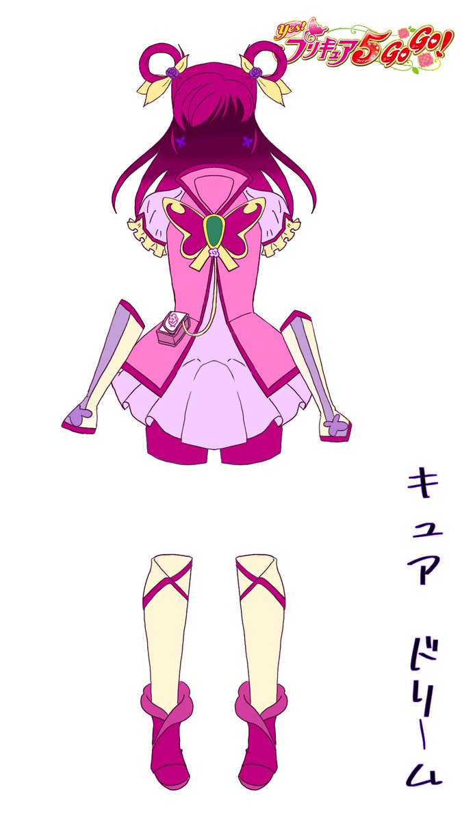 _DIIK_'s tweet image. プリキュアチャレンジ　17
Yes!プリキュア5 GOGO!／キュアドリーム

ロゴはコピペ。

#プリキュア 
#キュアドリーム 
#プリキュア5GoGo
#イラスト 
#デジタルイラスト