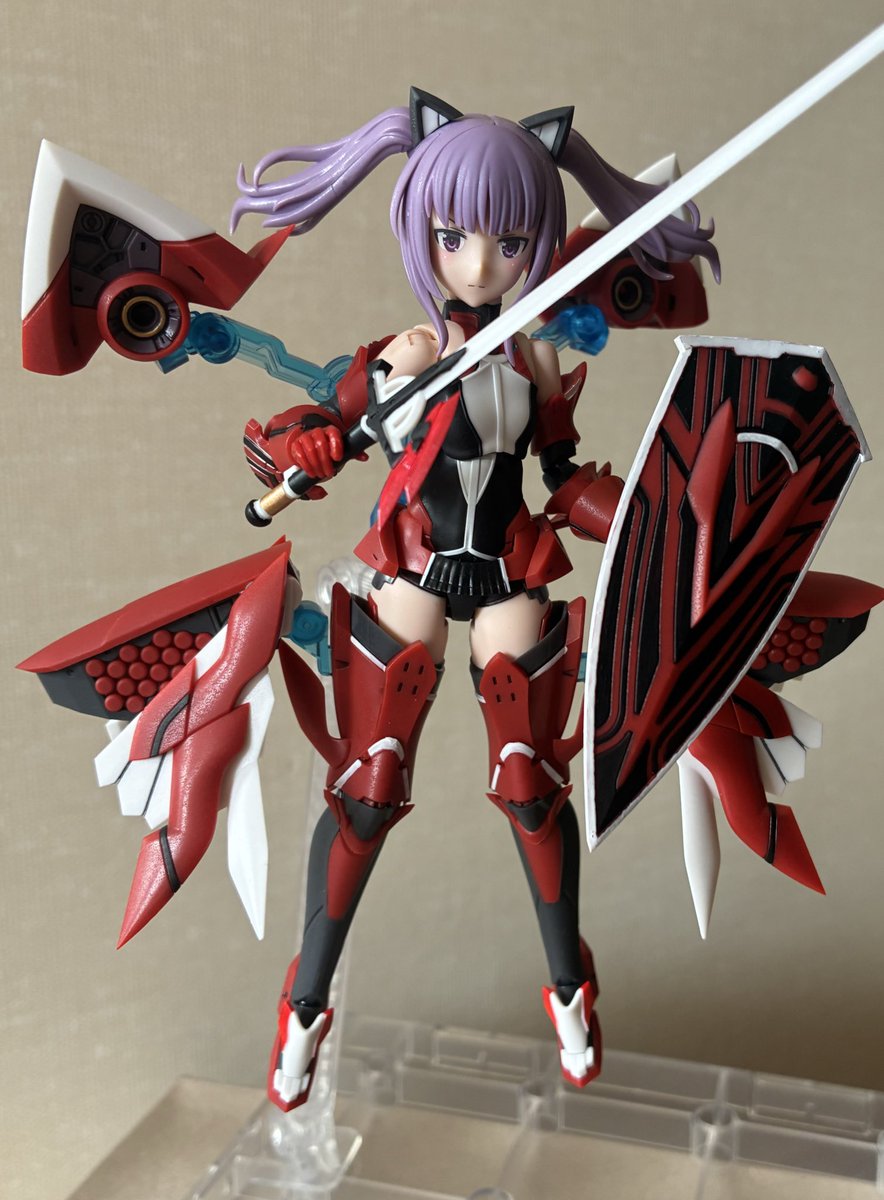 制作途中の写真の反響があった(？) メガミデバイス一条綾香［英俊