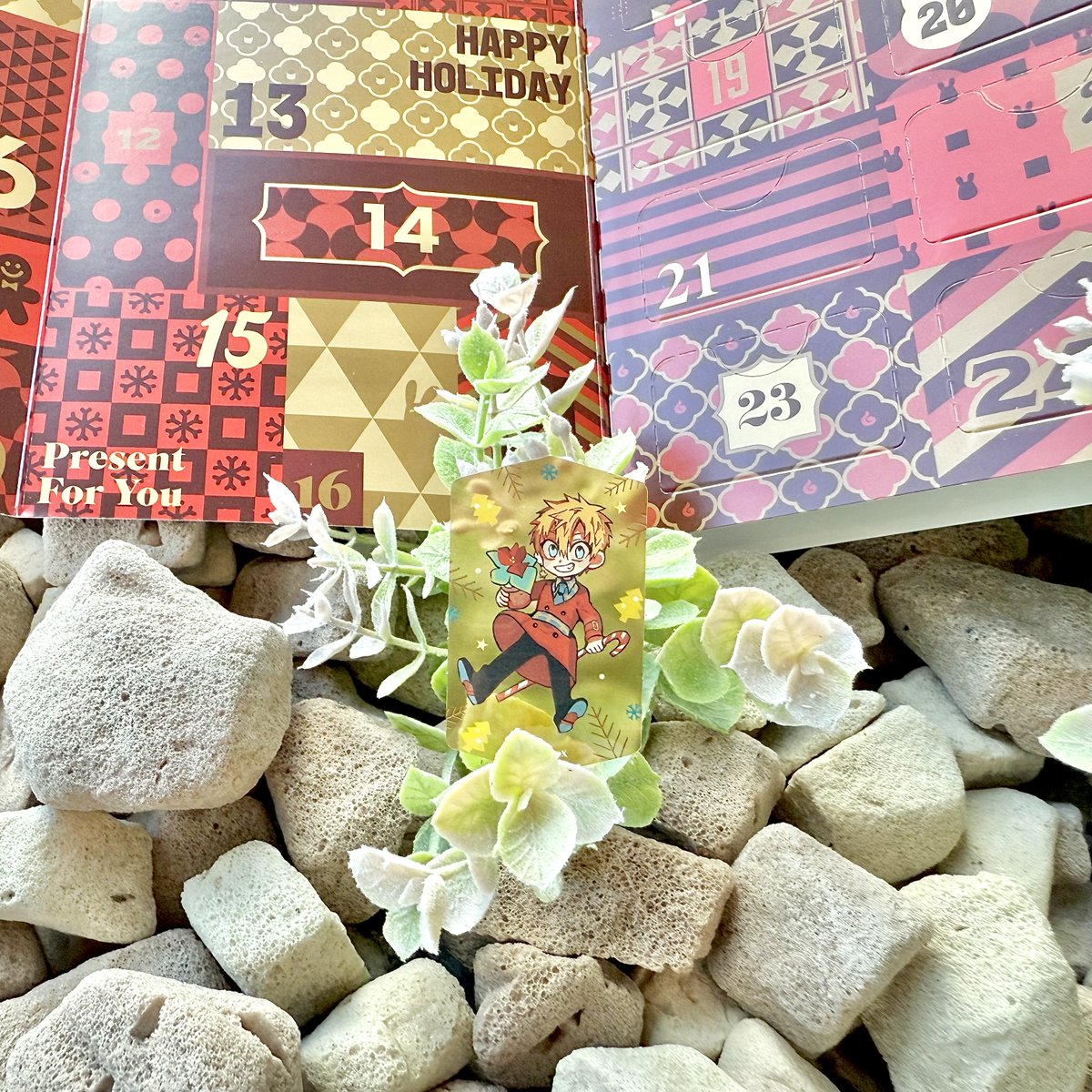 クリスマスまであと13日🎄 ミニクリアカード 本日は、光⚡️ #花子くん