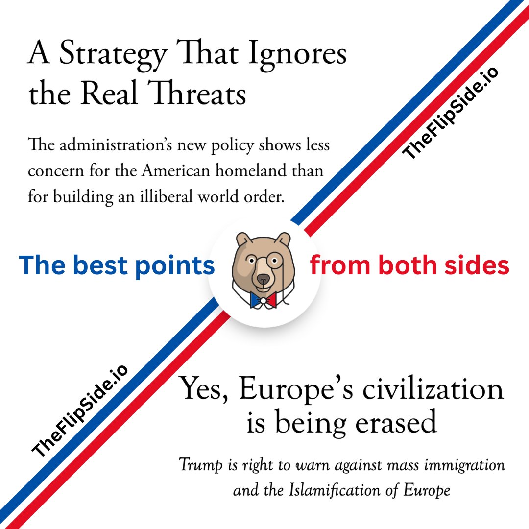 We're covering the newly released National Security Strategy (NSS) tomorrow. Get the best points from both sides: theflipside.io