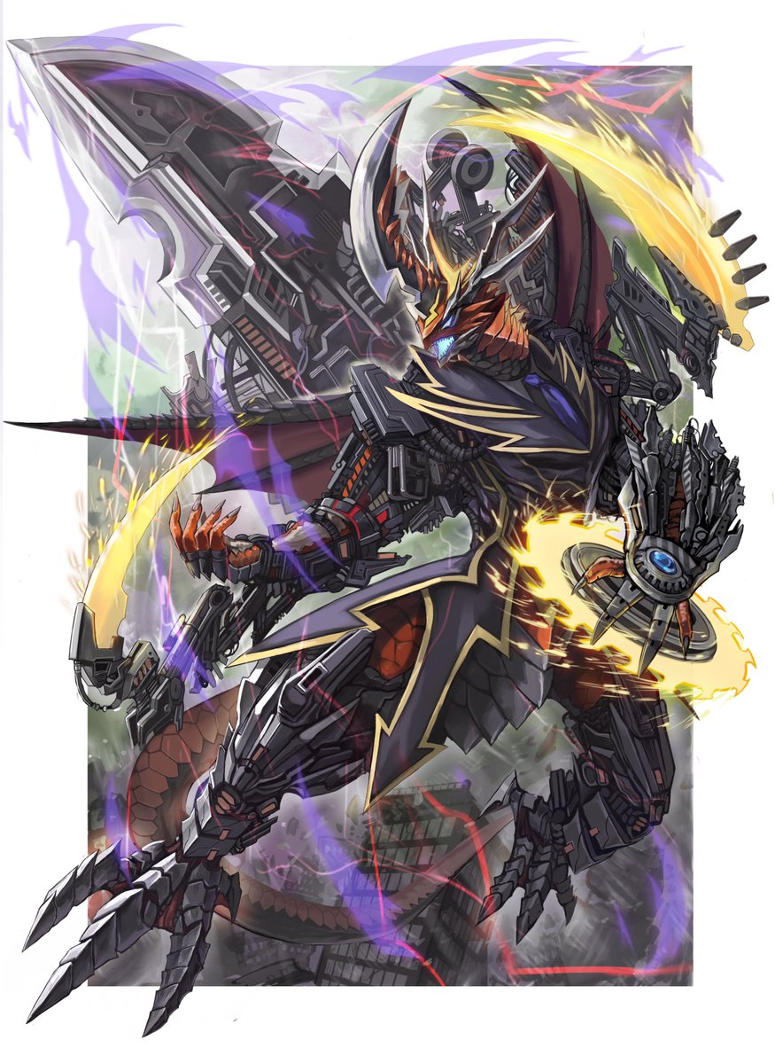 デュエル・マスターズより
暴走龍5000GTを描きました✏️✏️