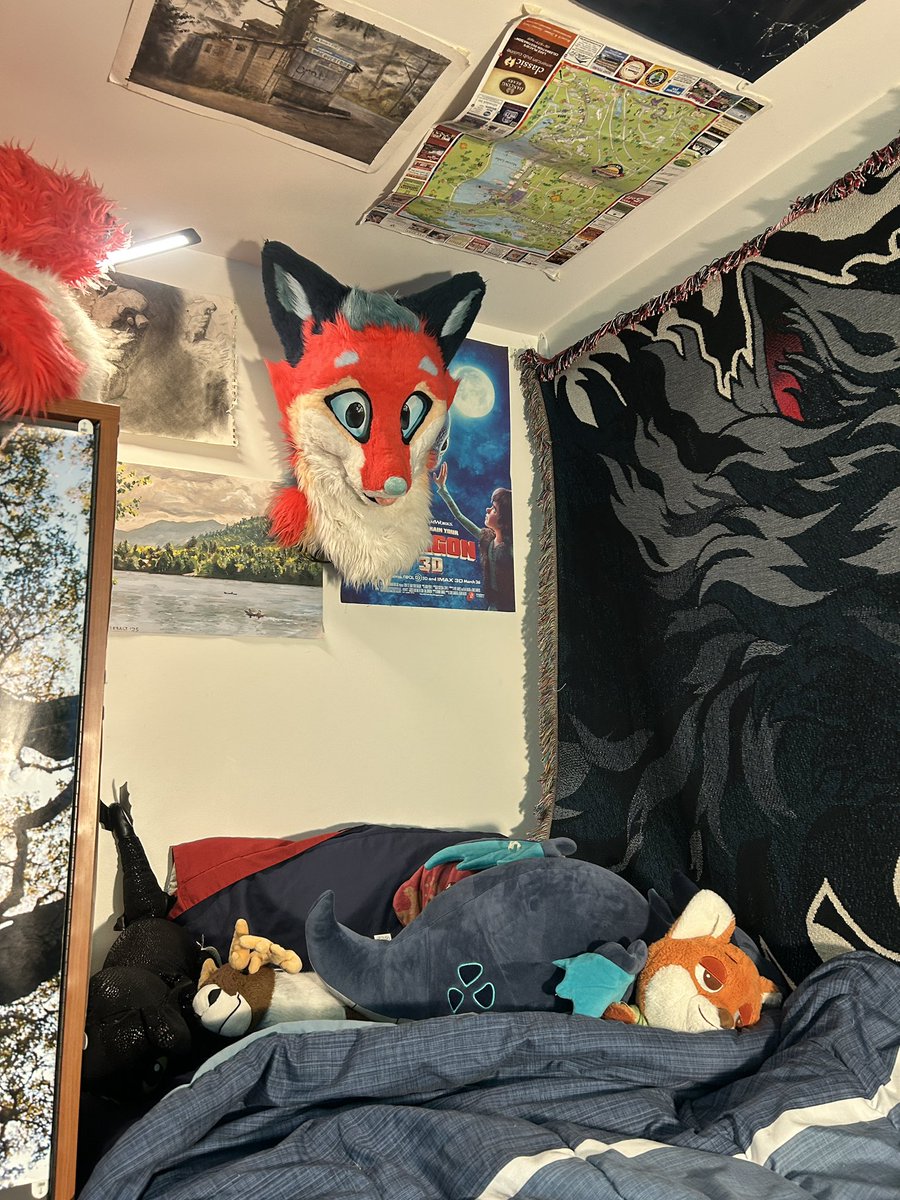Yay now he can menacingly hover above me as I sleep