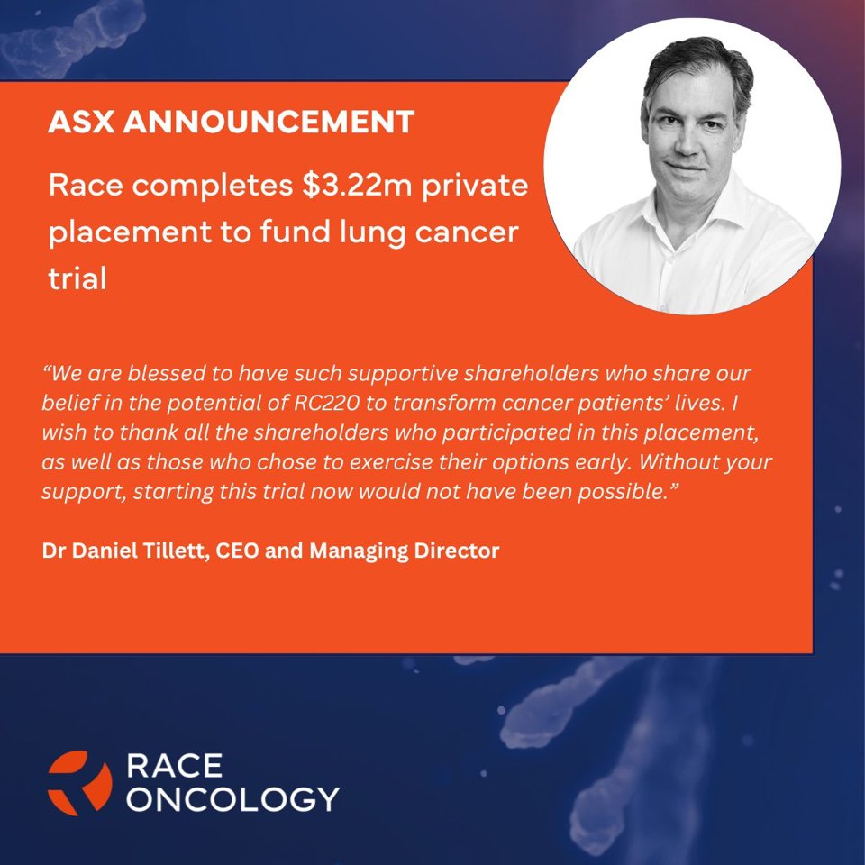 Racura Oncology tweet media
